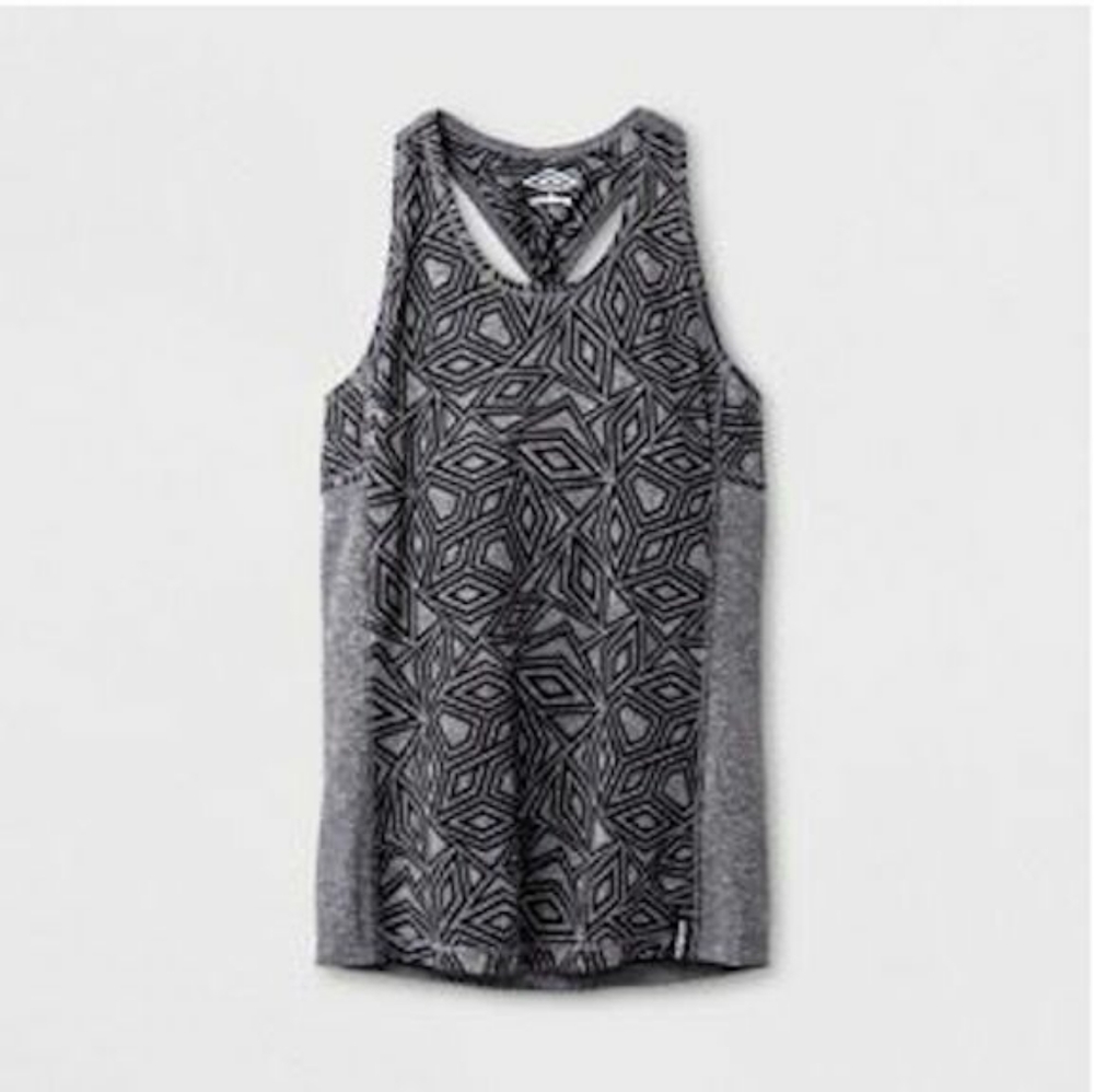 UMBRO Girls Active Grey Tank Top